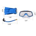 thumbnail image 3 of Hariumiu Snorkeling Goggles Good Toughness Safe Breathing Waterproof Kids Wide Vision Swimming Eyewear Snorkel Swim Fins for Underwater Diving, 3 of 10