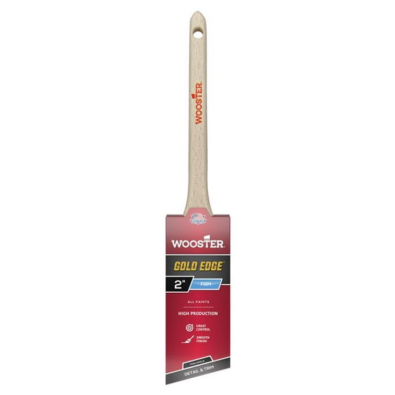 Wooster Genuine 2" Gold Edge Thin Angle Sash Paintbrush - 5234-2