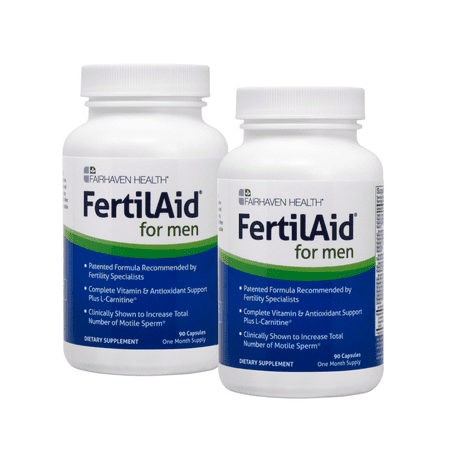 FertilAid for Men: Male Fertility Supplements - 2 Month (Best Thermometer For Fertility Awareness)