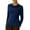 Navy, variant on Modern Drape Collar Knitted Top For Women Long Sleeve Casual Pullover With Elegant Hanging Neckline Soft Everyday Sweater XXL Size Black