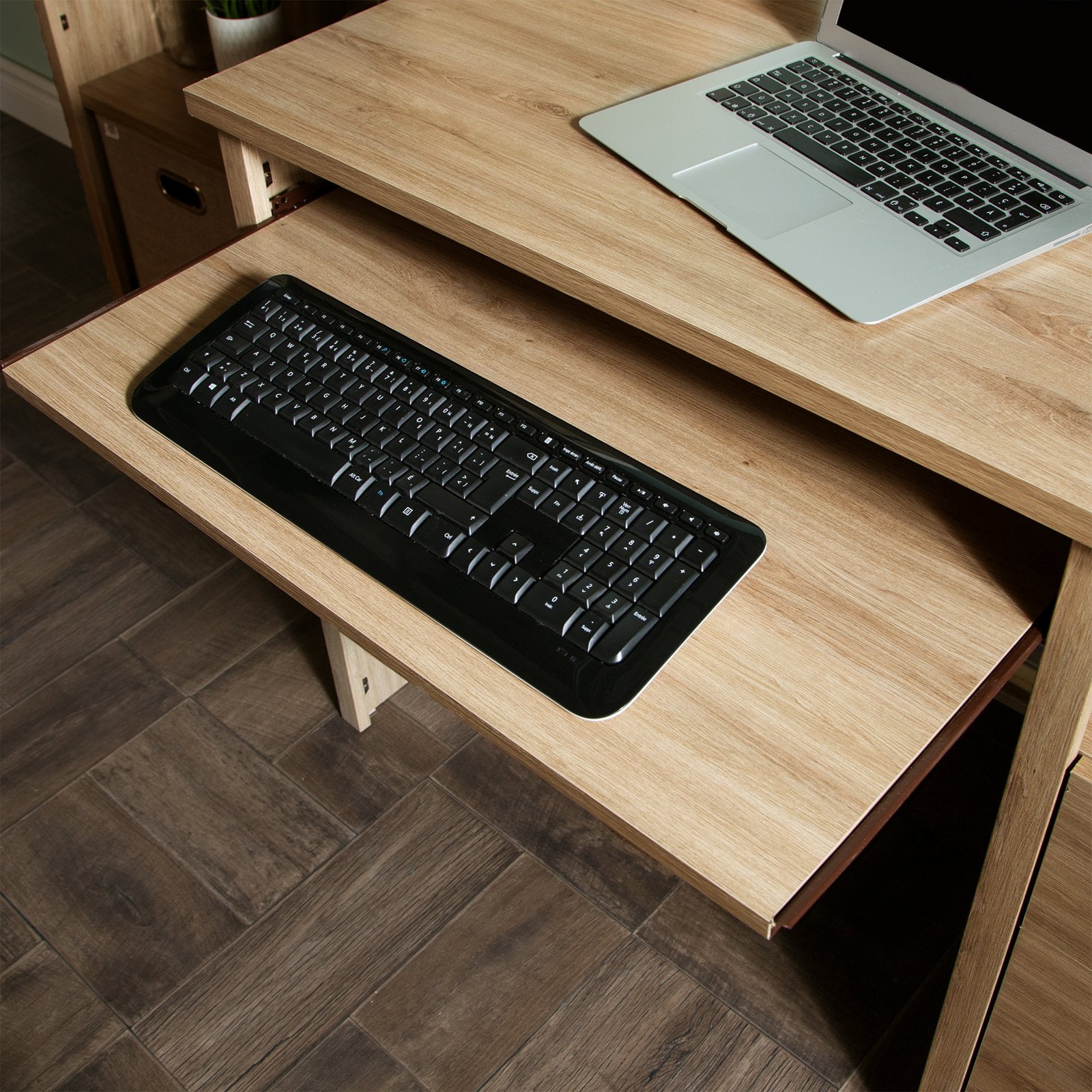 gascony computer desk with keyboard tray