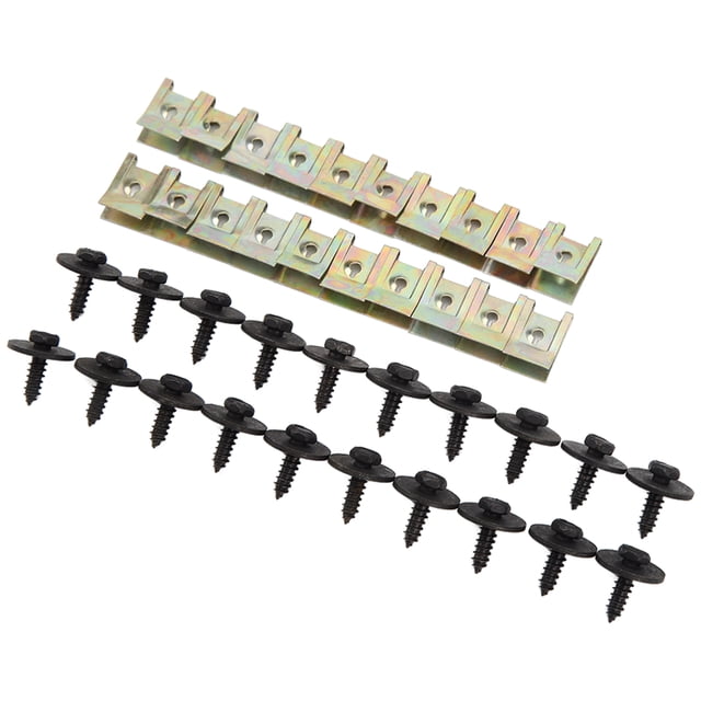 Chassis Splash Guard Clips, Engine Panel Fastener Clips Impact Resistance 40 Pcs Wear Proof For R50 R52 R53