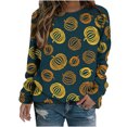 thumbnail image 2 of Munas de la liquidación de Ichuanyi Mujeres casuales Halloween Halloween Swein Swein Sweatshirt Tunic Tunic Tunic ICHUANYI WER202308212372, 2 of 5