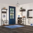 thumbnail image 4 of RiverRidge Afton 2pc 3-Hook Coat Rack Wall Mount Entryway Organizer - Weathered Woodgrain, 4 of 7