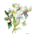 thumbnail image 2 of Loreth, Lanie 26x32 White Modern Wood Framed Museum Art Print Titled - Christmas Bouquet II, 2 of 4