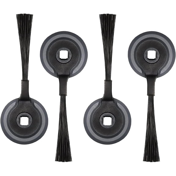 Replacement Side Brushes, 4 Pack Side Brushes Replacement Part for Shark ION Robot AV751 S87 R85 RV850 R750 Series Suit, Black