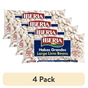 (4 pack) Iberia Large Lima Beans, 16 oz
