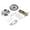Silver, variant on Round Recessed Door Lock 304 Stainless Steel Hidden Recessed Cup Door Handle Keyless Recessed Door Pull Latch Knob Round Embedded Concealed Door Pull for Bathroom Bedroom