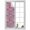 pink, variant on Middle Century Window Privacy Film, Vintage Farmhouse Bohemia Style Blue Static Cling UV Sun Blocking Heat Control Window Tint Day and Night, Non-Adhesive One Way Windows Privacy Cover 23.6''x59''