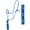 Blue, variant on Hilason 8 Ft. Basic Two-Toned Poly Rope Halter – Durable & Lightweight