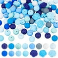 thumbnail image 5 of 40Pcs Rainbow Silicone Beads Smooth Arch Silicone Beads Coloful Pastel Beads Craft Beads Set, 5 of 9