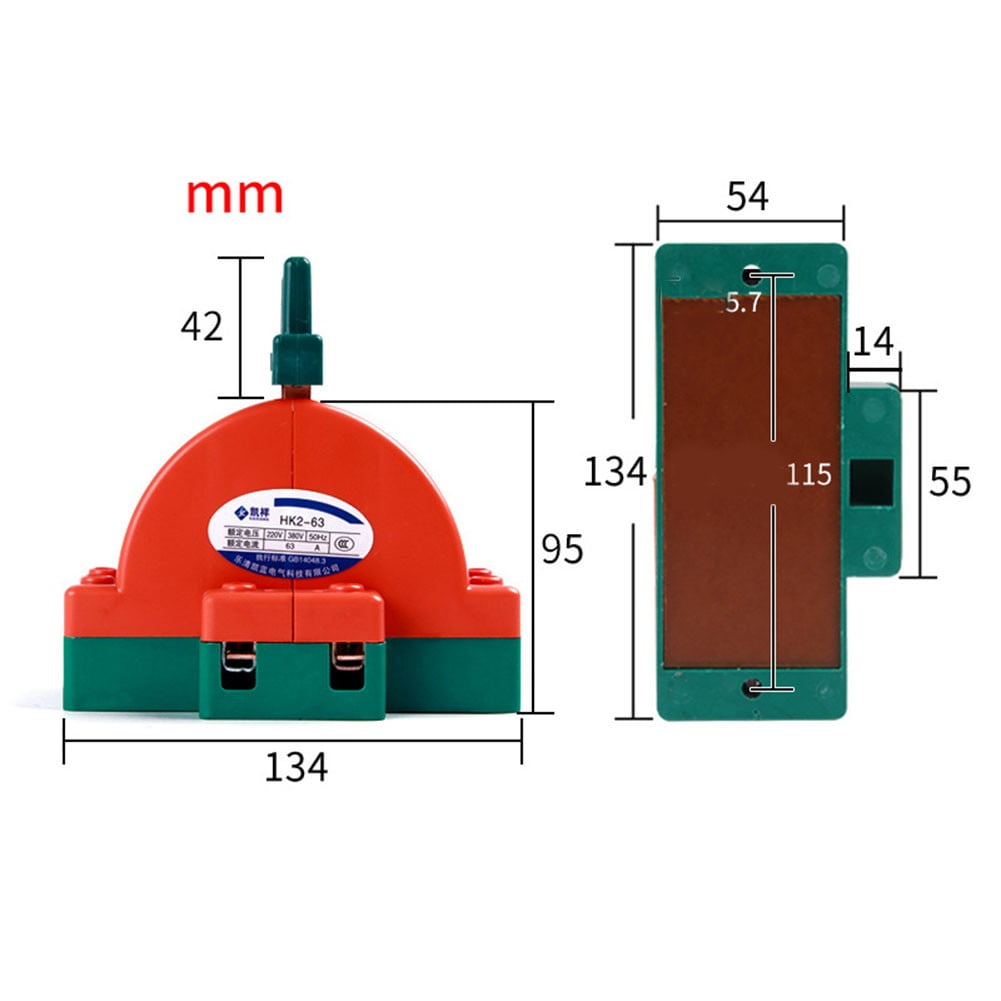 Double Throw Disconnect Switch Reversing Switch For Fail Safe Circuit
