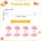 thumbnail image 3 of Uxcell 600-Pack Estambres de Flores para Manualidades, Pistilo Floral de Perla Artificial de Doble Cabeza de 5 mm para Hacer DIY [Naranja Rosa], 3 of 6