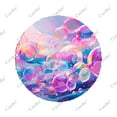 thumbnail image 3 of Abstract Flying Bubbles Colorful Pattern Polyester Universal Spare Wheel Tire Cover Wheel Covers for Trailer RV SUV Truck Camper, 3 of 5