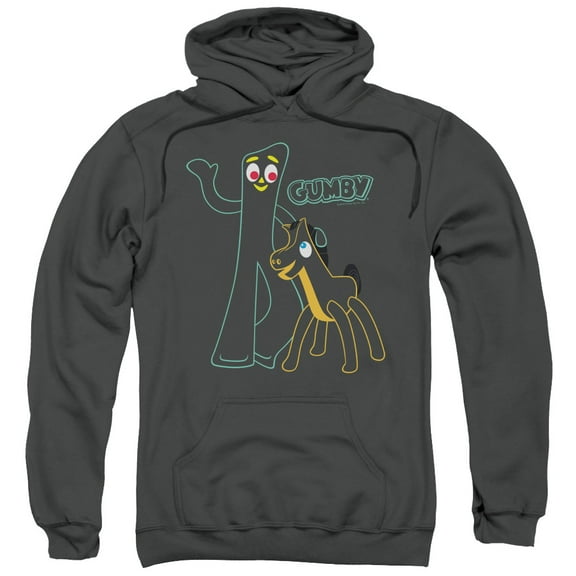 Gumby - Outlines - Pull-Over Hoodie - XX-Large