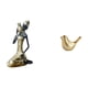 thumbnail image 1 of Estatua de mujer, figura tribal africana, adorno de resina, escultura de pájaro, decoración animal hecha a mano, resina ligera, ideal para regalar, pa, 1 of 8