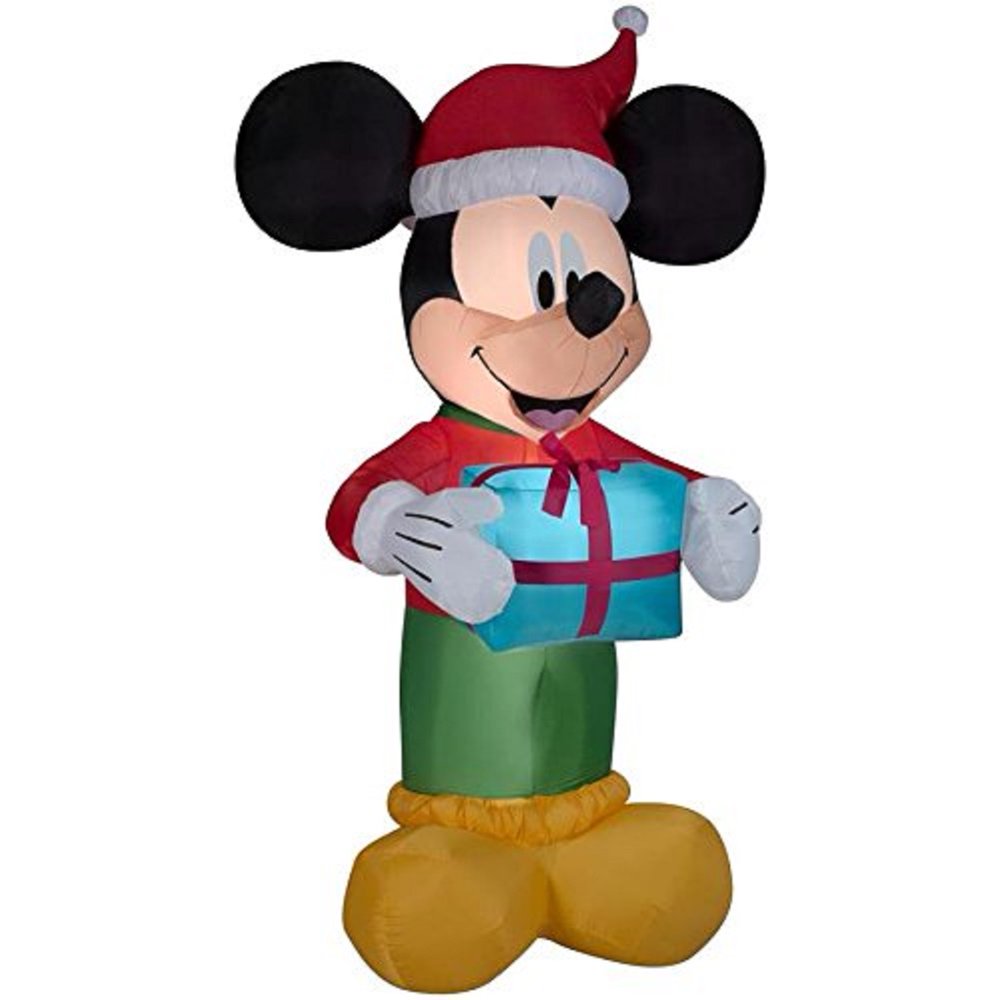 Disney 8.99ft x 4.59ft Lighted Mickey Mouse Christmas Inflatable
