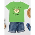 thumbnail image 3 of Cute Little Giraffe Face T-Shirt Juniors -Image by Shutterstock,  Large, 3 of 4