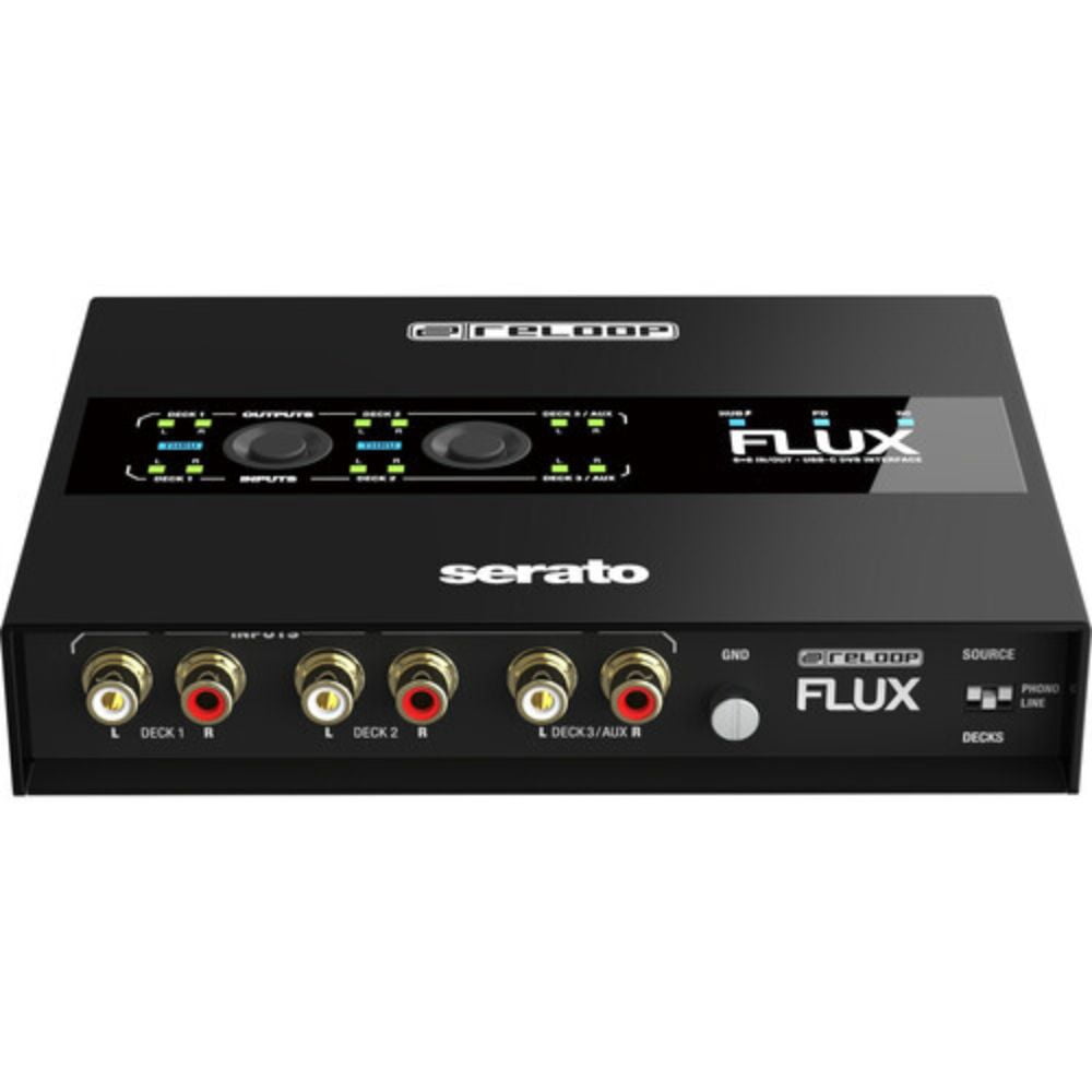 Reloop Flux 6x6 In/Out USB-C DVS Flexible, Robust, and Roadworthy Interface