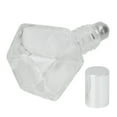 thumbnail image 3 of Rouler sur Bouteille de Parfum Rechargeable, Bouteilles de Rouleau d'Huile Essentielle Transparentes 8ml Réutilisables Portable Facile à Utiliser pour les Parties pour la Vie Quotidienne Couverture d'Or + Perles de Verre, Couvercle d'Argent + Acier, 3 of 8