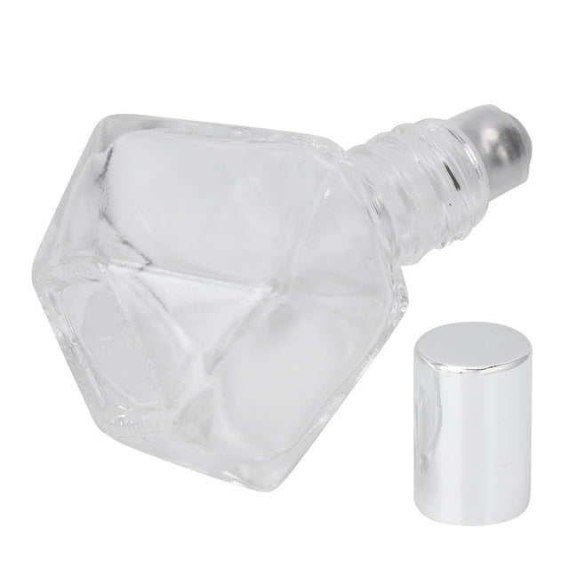 Botella de perfume Roll On, botella de perfume Roll On recargable Botella de perfume Roll On recargable Botella de bálsamo labial Roll On Diseño a prueba de futuro