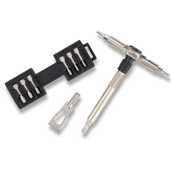 Fix It Sticks Compact Ratcheting Multi-Tool w/ 15 Bits and Bracket