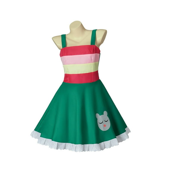 Star Butterfly Princess Green Belt Dress Lovely Wind