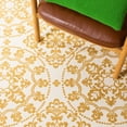 thumbnail image 6 of SAFAVIEH Cedar Brook Carleton Medallion Area Rug, Natural/Gold, 4' x 6', 6 of 11