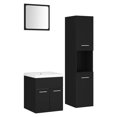 thumbnail image 5 of vidaXL Bathroom Furniture Set Indoor Storage Chipboard Multi Colours/Sizes, 5 of 115