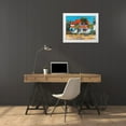thumbnail image 3 of Slivka, Jane 32x26 White Modern Wood Framed Museum Art Print Titled - Oceanview Home, 3 of 4