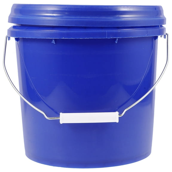 Soimiss Paint Cans Plastic Bucket Blue 1Set