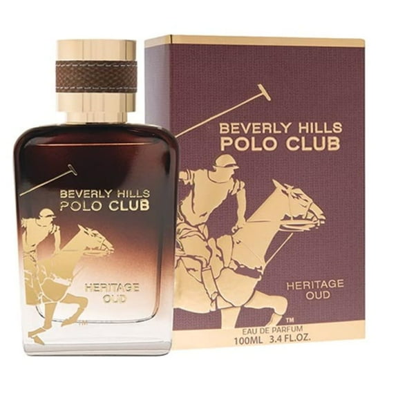Beverly Hills Polo Club Men's Heritage Oud EDP Spray 3.38 oz Fragrances 6291107160788