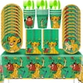 thumbnail image 2 of Disney El Rey León Simba decoraciones para fiesta de cumpleaños globos mantel vasos de papel platos servilletas para niños Baby Shower, 2 of 4