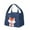 Navy, variant on Fnochy Insulated Lunch Bag Portable Aluminum Foil Food Container, BPA-Free Eco-Friendly Lunch Box for Work, School, Travel, Keeps Food Fresh & Warm, Easy to Clean