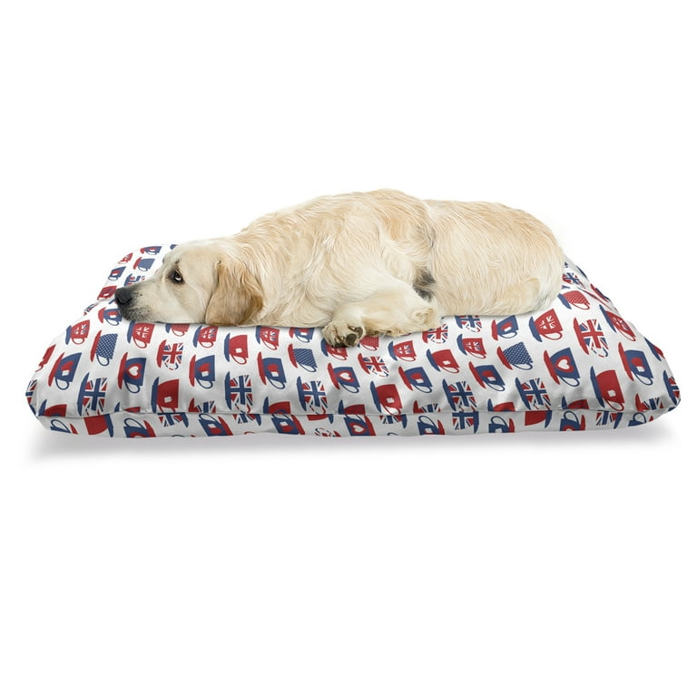 Tea Party Pet Bed Britain Themed Teacup Forms Patterned Union