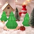 thumbnail image 4 of Gaecuw Christmas 3D Luminous Lamp, LED Tree Night Light with Cozy Warm Illumination, adds Holiday Spirit to Desk and Shelf Spaces, 3.15x2.36 Inch, Perfect for Christmas Party Favors, Green, 4 of 9