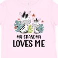 thumbnail image 4 of Inktastic Zebra My Grandma Loves Me Boys or Girls Toddler T-Shirt, 4 of 5