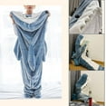 thumbnail image 4 of Couverture Requin Adulte - Couverture Requin Portable Super Douce et Confortable en Flanelle - Couverture Requin, 4 of 5