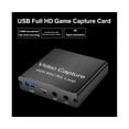 thumbnail image 3 of USB 3.0 HDMI-compatible 1080P Video Capture Audio Card Home Office Game Recording with Mic-Black, 3 of 5