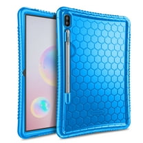 Fintie Silicone Case for Samsung Galaxy Tab S6 10.5" 2019 (Model SM-T860/T865/T867), Kids Friendly Light Weight Shock Proof Protective Cover Honey Comb Series [S Pen Holder]
