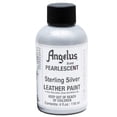 thumbnail image 1 of Angelus Pintura de cuero nacarado plata de ley 4 oz para personalizar zapatos botas chaquetas camisas zapatillas y más - Hecho en EE.UU., 1 of 2