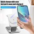 thumbnail image 2 of MesaSe Magnetic 3-in-1 Wireless Charger Aluminium for  Stand Headphone Watch Fast Charging, 2 of 10