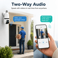 thumbnail image 3 of night vision 5G and 2.4GHz wireless indoor/outdoor security camera with night vision, motion detection, 360° remote viewing, and real-time alerts Light bulb Cord, 3 of 7