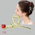 thumbnail image 4 of Pinces à Fleurs, Grandes Pinces à Cheveux en Forme de Fleur Pinces à Mâchoires Griffes pour Femmes, 4 of 5