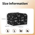 thumbnail image 2 of Salouo Ho-Ho-Ho 2 Pattern Four Slice Bread Machine Cover,Universal Kitchen Appliance Cover Toaster Cover for Bread Machine Dust Cover 12.4''×10.6''×8.3'', 2 of 6