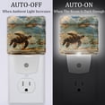thumbnail image 2 of PhooArto Sea Turtle Sky Wooden Plug in LED Night Light Auto Sensor Dusk to Dawn Decorative Night for Bedroom, Bathroom, Kitchen, Hallway, Stairs, Baby's Room, Energy Saving, 2 of 7