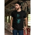 thumbnail image 2 of Scary Blue Skeleton Body Tee Men's -Image by Shutterstock, 2 of 4