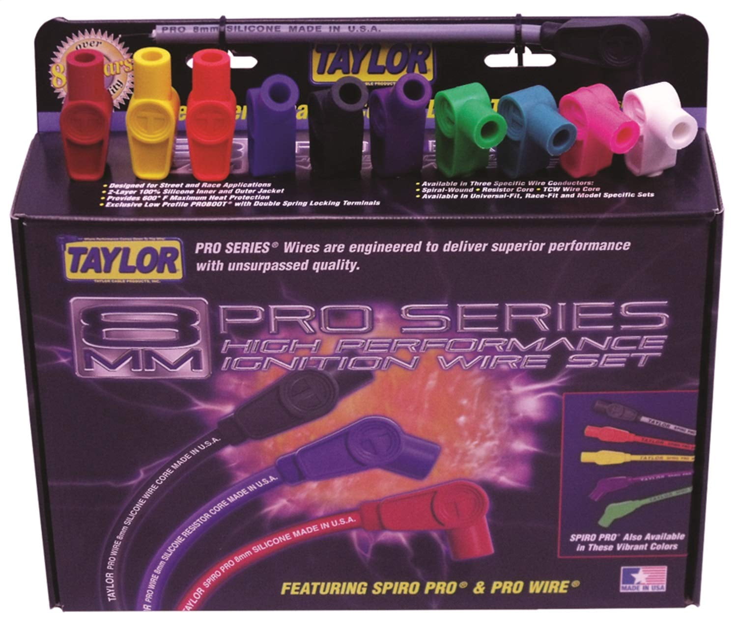 Taylor Wire / Vertex 250 TAY250 8MM SPIRO-PRO WIRE DISPLAY