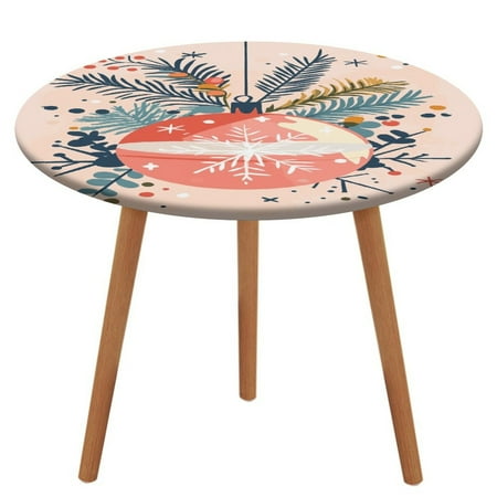 

Christmas Tree (55) Round Fitted Tablecloth Elastic Table Cover Waterproof Dining for Indoor Outdoor Decor Table Cloth