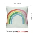 thumbnail image 5 of BANET Set of 2 Rainbow Pillow Covers  for Home Decor 18x18in, 5 of 8